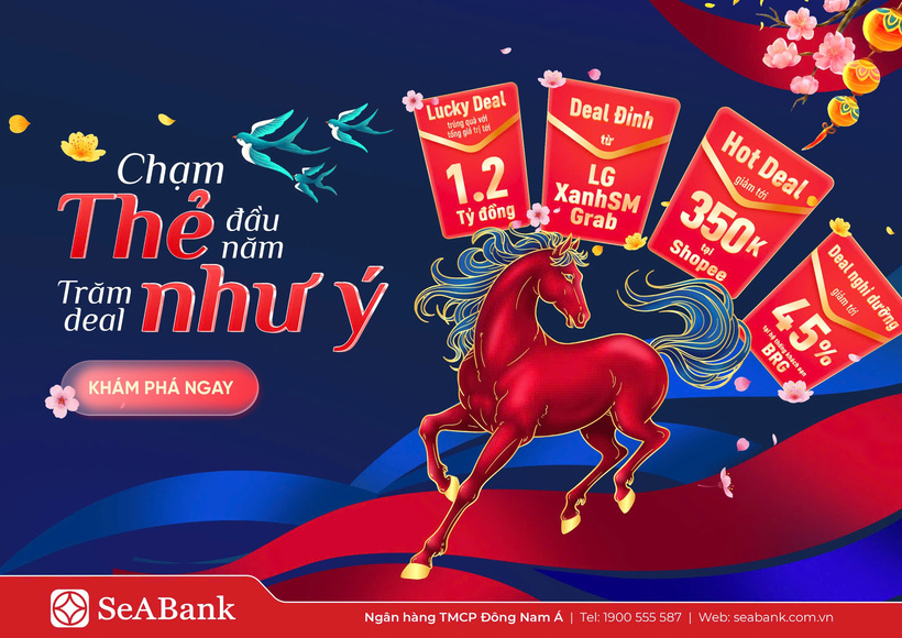 Chạm thẻ SeAbank – Rinh lộc may mắn trị giá lên đến 1,2 tỷ đồng - 1