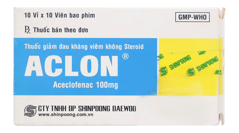 Cục Quản lý Dược, Bộ Y tế vừa ban hành quyết định thu hồi trên phạm vi toàn quốc đối với lô thuốc Aclon (Aceclofenac 100mg) do không đạt tiêu chuẩn chất lượng theo quy định.