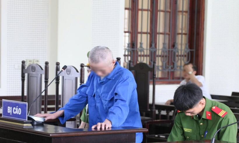 Bị cáo tại phiên toà. Ảnh: Báo Công lý.