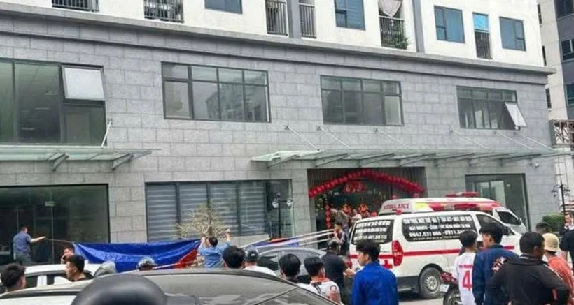 Hiện trường xảy ra vụ việc. Ảnh: Báo Người lao động.