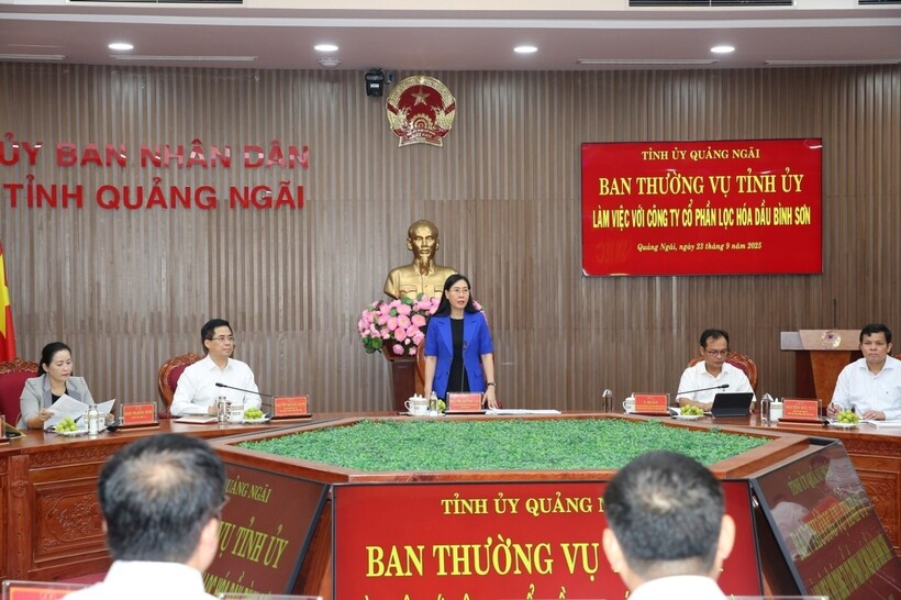 Đồng chí Bùi Thị Quỳnh Vân: Tỉnh đồng hành cùng BSR; BSR đồng hành cùng tỉnh. Đây không phải là mối quan hệ giữa cơ quan quản lý và doanh nghiệp, mà là sự gắn kết chiến lược để cùng phát triển