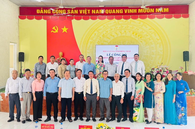 Lễ công bố thành lập Chi hội Luật gia xã An Phước dấu mốc kiện toàn tổ chức Hội Luật gia tỉnh Đồng Tháp sau sáp nhập, góp phần đưa pháp luật đến gần hơn với người dân cơ sở.