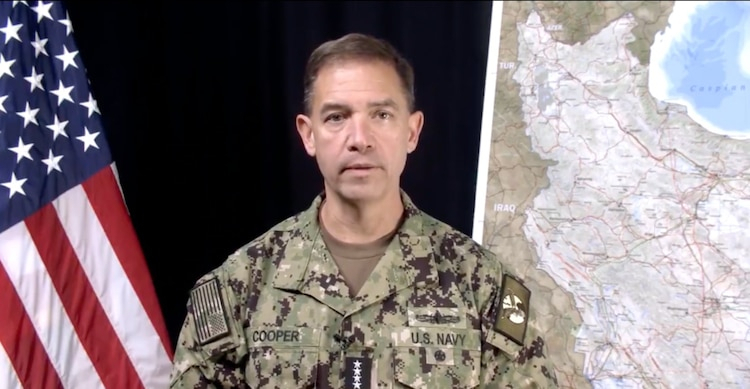 Chỉ huy Bộ Tư lệnh Trung tâm Mỹ Brad Cooper. Ảnh: ABC News