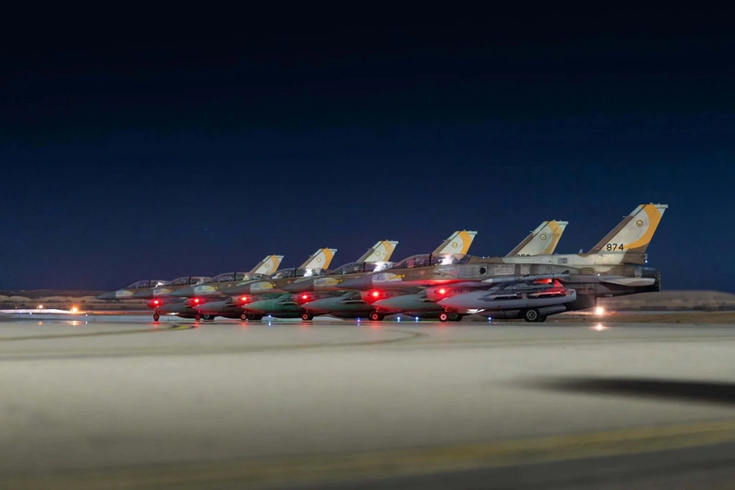 Các máy bay Israel tham gia không kích Iran (Ảnh: IDF).