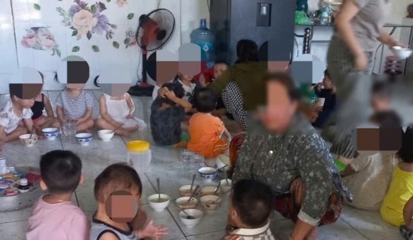 Nhà trẻ tư thục Mầm Xanh thời điểm trước khi xảy ra vụ việc. Ảnh: Người Lao Động.