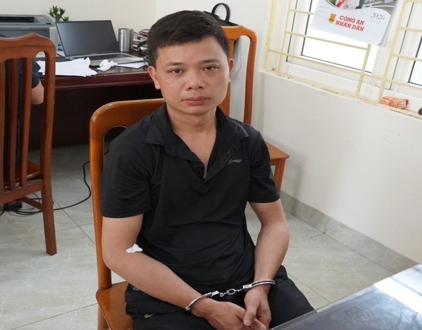 Đối tượng Nguyễn Ngọc Đạo đã bị khởi tố, bắt tạm giam. (Ảnh: Công an tỉnh Quảng Trị)