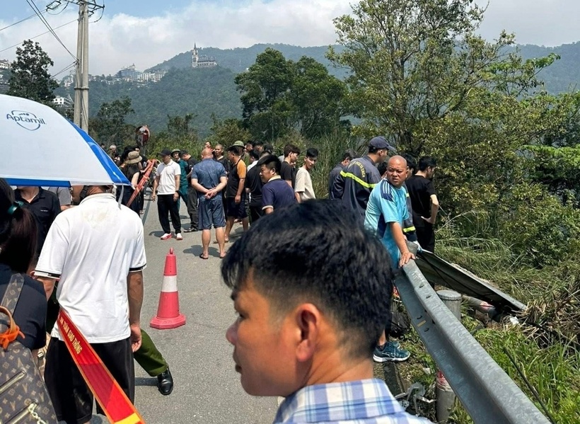 Hiện trường vụ tai nạn. Ảnh: VnExpress.