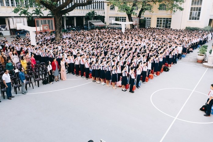 Trường THCS-THPT Trần Đại Nghĩa. Ảnh: Báo Người lao động.