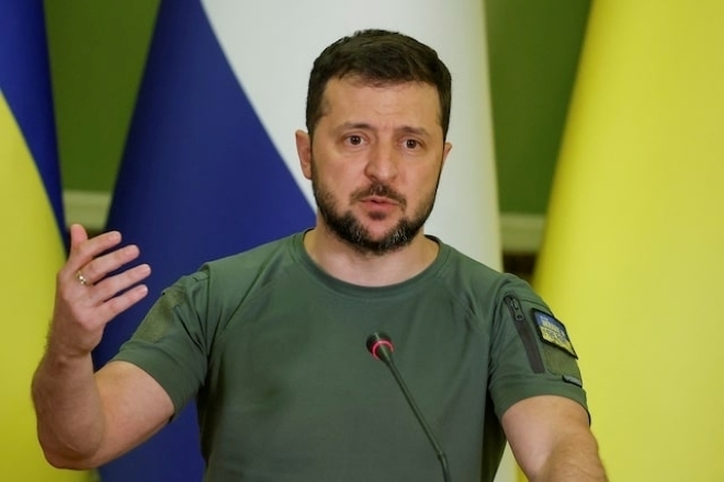 Tổng thống Ukraine Volodymyr Zelensky. Ảnh: Reuters