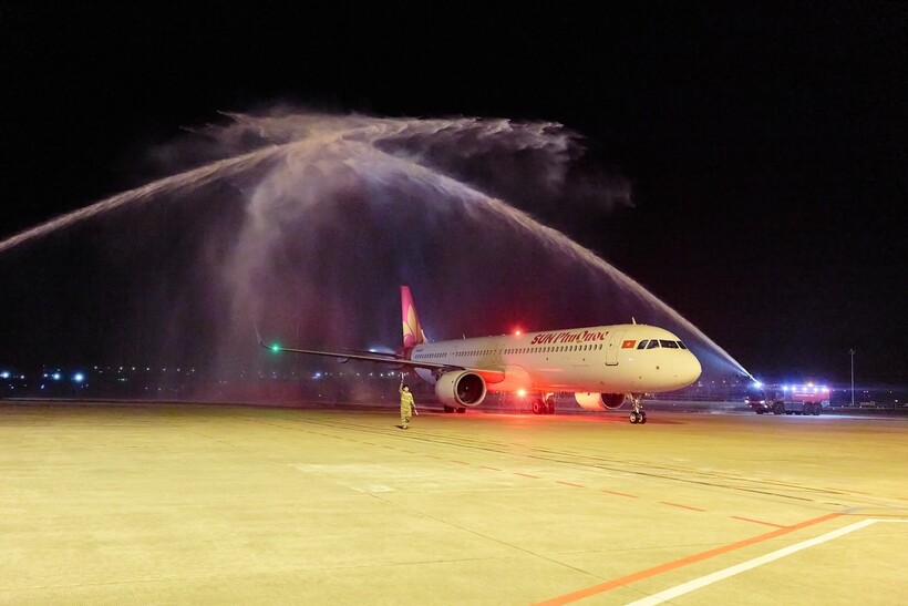 Chuyến bay từ Đài Bắc hạ cánh tại sân bay Phú Quốc