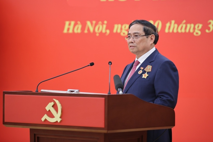 Thủ tướng Phạm Minh Chính phát biểu tại buổi lễ (Ảnh: VGP).