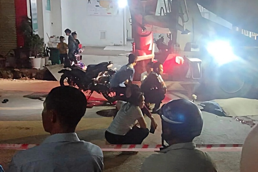 Hiện trường vụ tai nạn thương tâm. Ảnh: Dân trí
