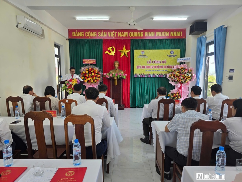 Chi hội Luật gia xã Hòa Vang được thành lập, là chi hội cấp xã đầu tiên được kiện toàn trong giai đoạn triển khai mô hình chính quyền địa phương hai cấp, đánh dấu bước chuyển từ chủ trương sang hành động cụ thể.