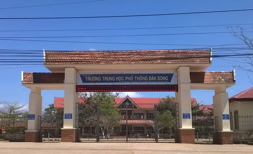 Trường học nơi xảy ra sự việc. Ảnh: Công lý