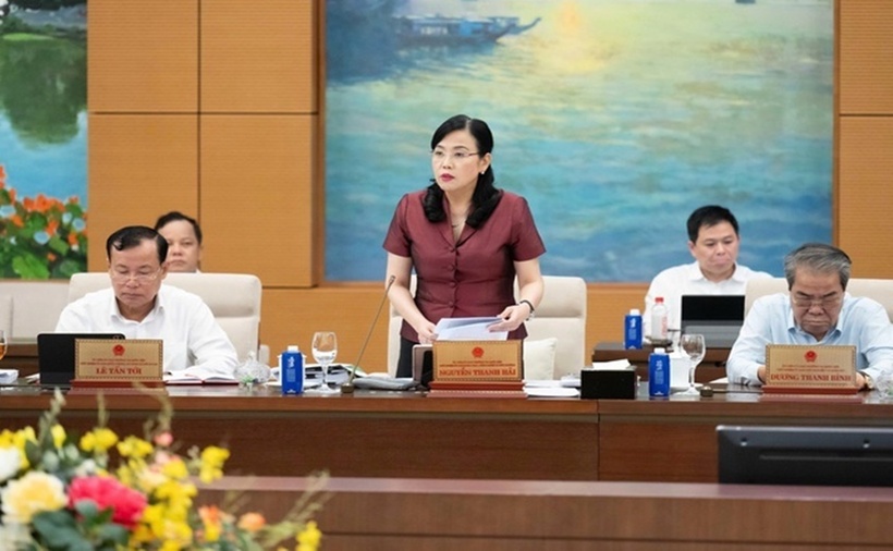 Chủ nhiệm Ủy ban Khoa học, Công nghệ và Môi trường Nguyễn Thanh Hải (Ảnh: Media Quốc hội).