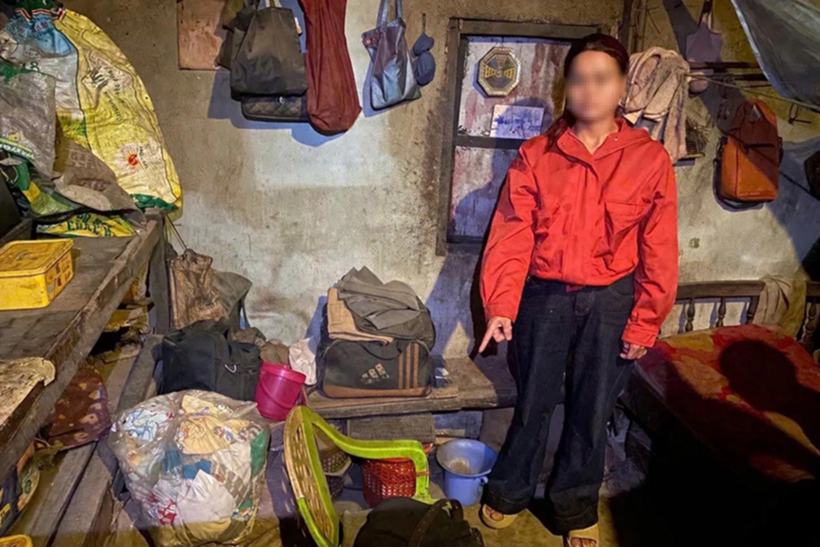 Y.N. tại hiện trường vụ trộm cắp tài sản