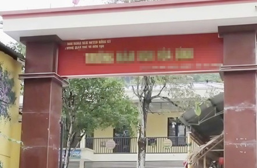 Trường học nơi xảy ra sự việc. Ảnh: Người lao động