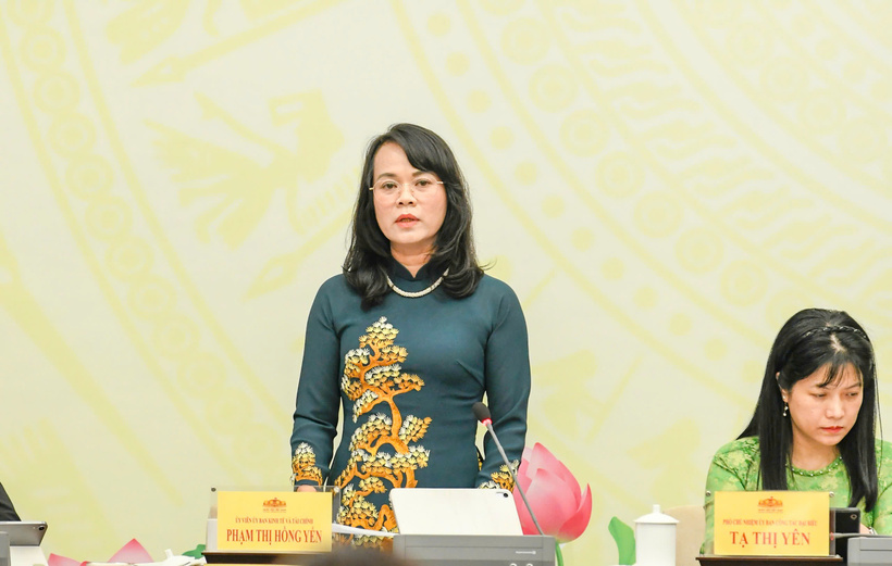 Bà Phạm Thị Hồng Yến - ĐBQH hoạt động chuyên trách tại Ủy ban Kinh tế và Tài chính (Ảnh: Như Ý).