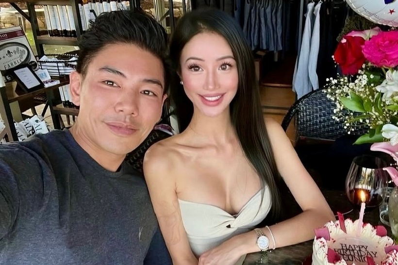 Jeffrey Kung và cháu gái của cố tỷ phú Tan Sri Lee Shin Cheng. Ảnh: jeffreypkung/Instagram.