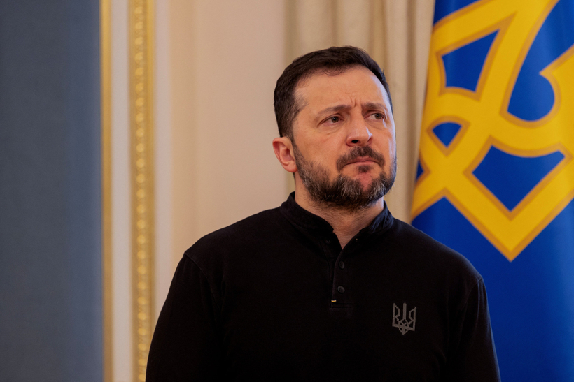 Tổng thống Ukraine Volodymyr Zelensky. Ảnh: Reuters