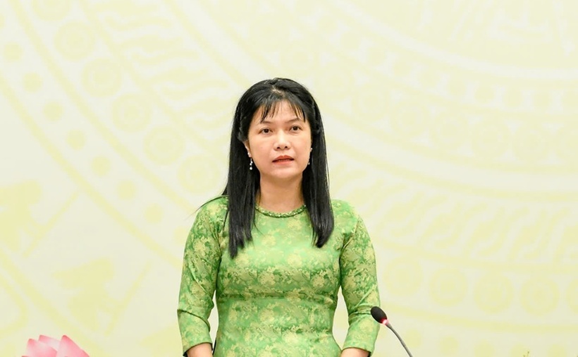 Bà Tạ Thị Yên - Phó Chủ nhiệm Uỷ ban Công tác đại biểu (Ảnh: Như Ý).