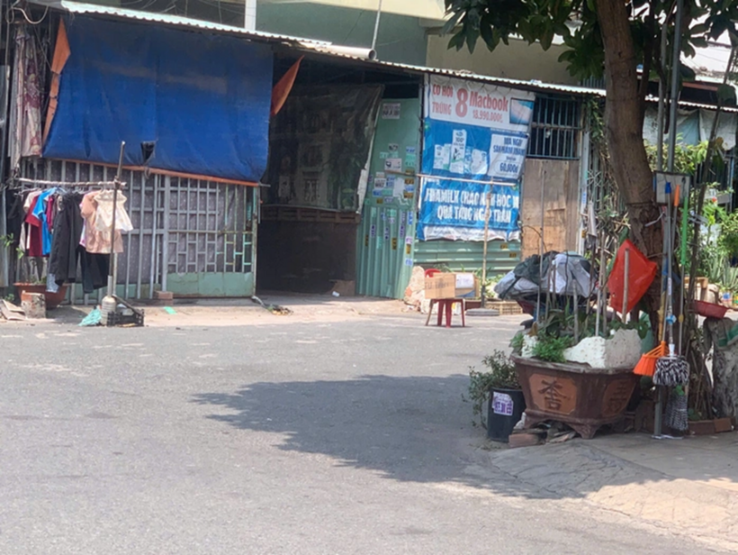 Khu phòng trọ trên đường số 3, nơi phát hiện người phụ nữ tử vong. Ảnh: Người lao động