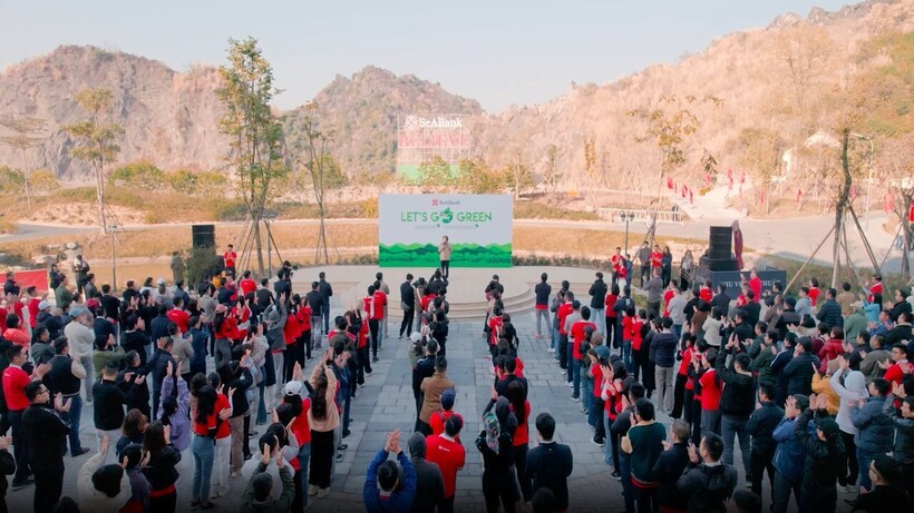 Bà Nguyễn Thị Nga - Chủ tịch Tập đoàn BRG phát động chiến dịch Let’s Go Green trong hệ sinh thái Tập đoàn