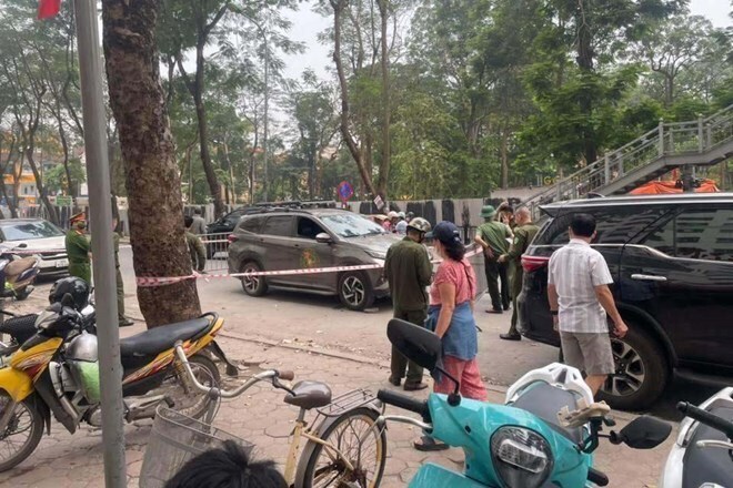 Hiện trường vụ việc. Ảnh: Lao động