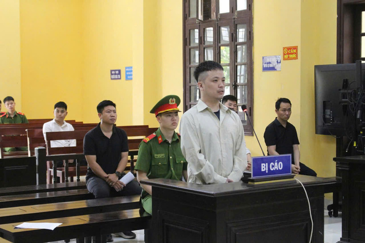 Lê Việt Hùng tại phiên tòa. Ảnh: VTC News