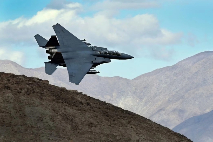 Một tiêm kích F-15E của Mỹ. Ảnh: USAF