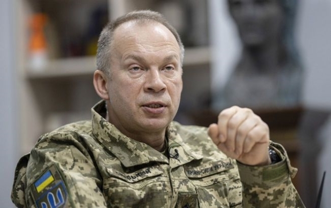 Tổng tư lệnh Lực lượng Vũ trang Ukraine Oleksandr Syrskyi. Ảnh: Reuters