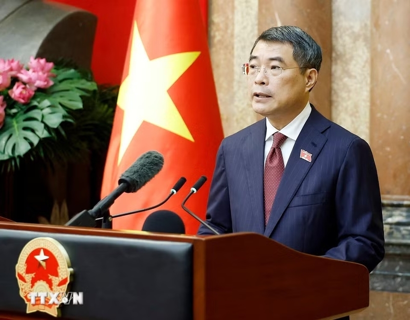 Thủ tướng Chính phủ Lê Minh Hưng phát biểu (Ảnh: TTXVN).
