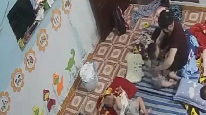Người phụ nữ có hành vi nghi bạo hành học sinh mầm non. Ảnh: Pháp luật TP.HCM