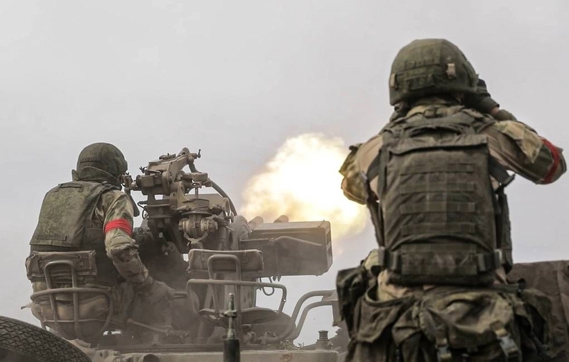 Nga dội hỏa lực dữ dội vào mục tiêu Ukraine. Ảnh: Tass