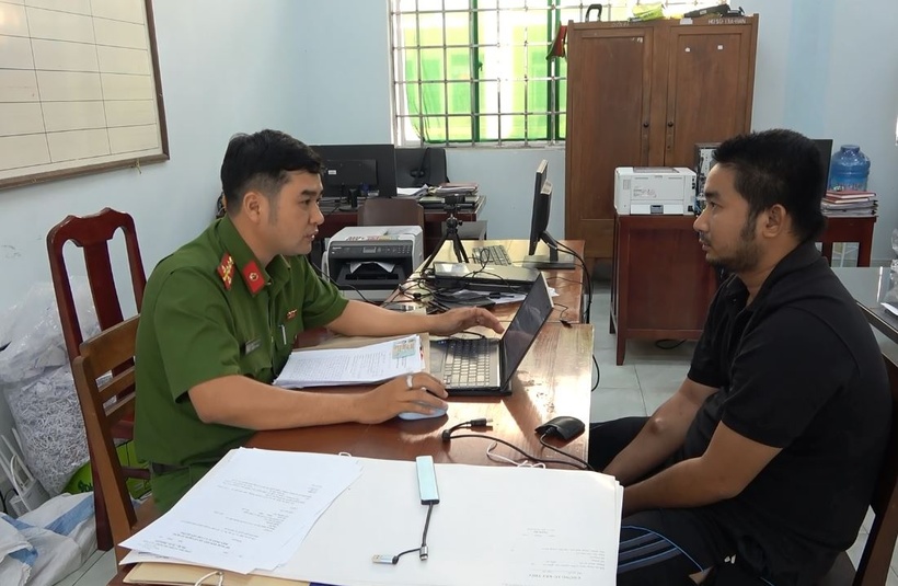Đối tượng Nguyễn Hoàng Khánh. Ảnh: Công an tỉnh Đồng Tháp.