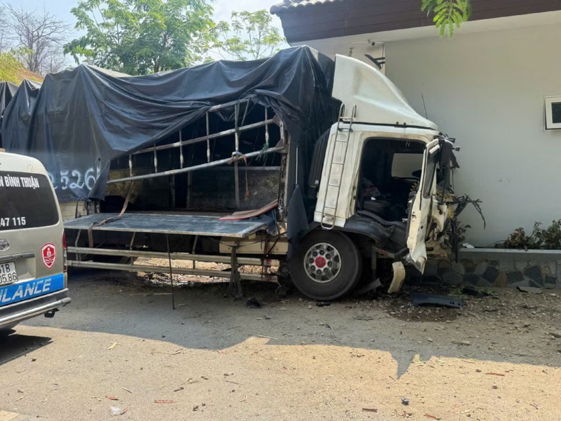 Hiện trường vụ tai nạn. Ảnh: TO