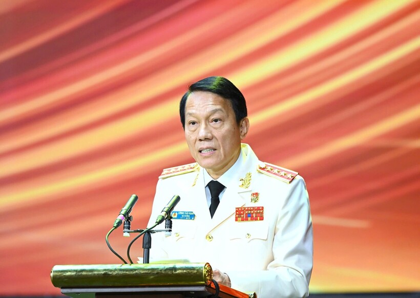Bộ trưởng Lương Tam Quang phát biểu tại Lễ kỷ niệm.