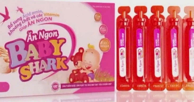 Sản phẩm Baby shark là hàng giả.