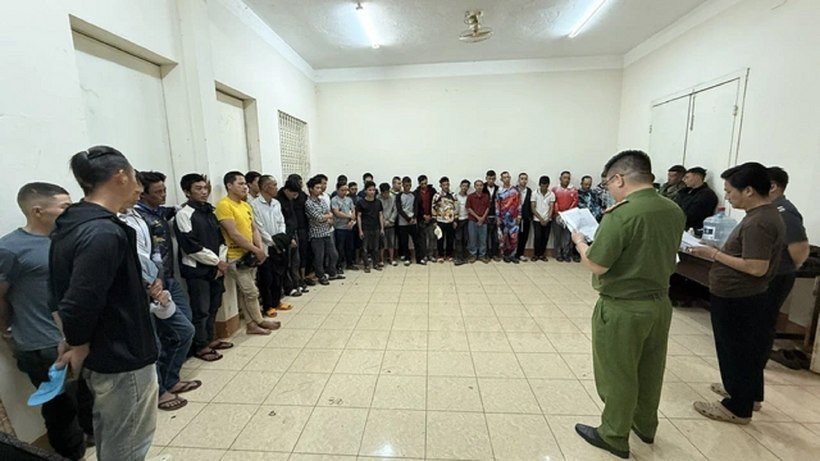 Cơ quan công an đã khởi tố 40 đối tượng. Ảnh: SK&ĐS