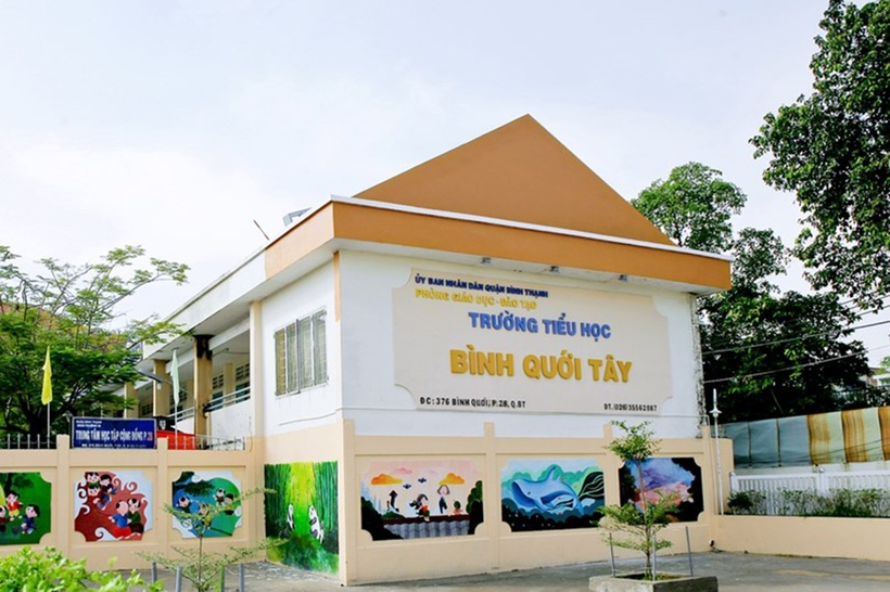 Nơi xảy ra sự việc. Ảnh: Trường Tiểu học Bình Quới Tây