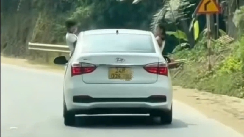 Hình ảnh phương tiện vi phạm đăng tải trên mạng xã hội