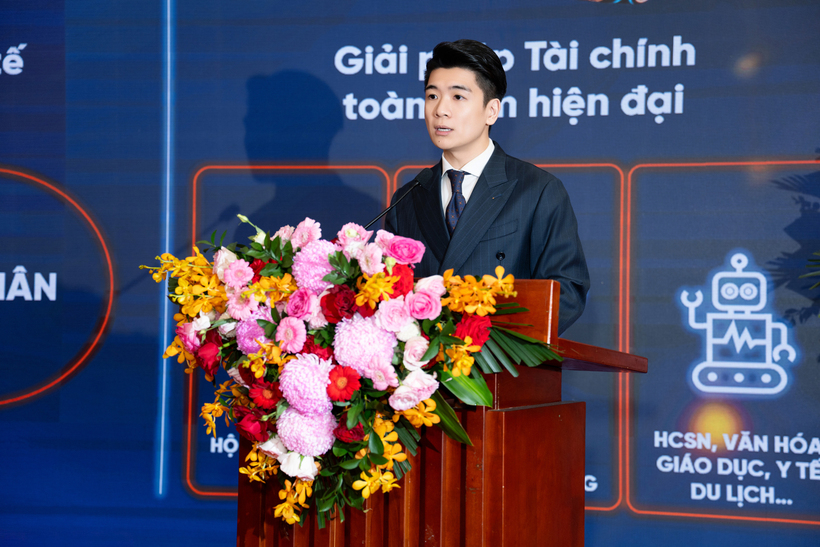 Ông Đỗ Quang Vinh, Phó Chủ tịch HĐQT, Phó TGĐ Ngân hàng SHB phát biểu tại Hội thảo 40 năm Đổi mới: Vai trò dẫn dắt của các Tập đoàn kinh tế