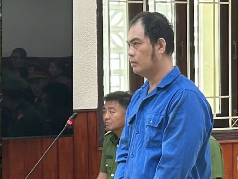 Bị cáo Huỳnh Du tại phiên toà. Ảnh: Người lao động