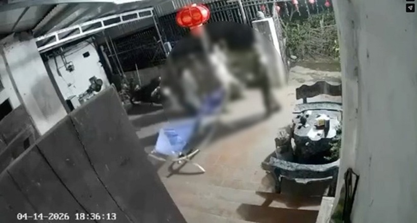 Công an tỉnh Ninh Bình điều tra vụ việc khiến 1 người đàn ông tử vong ở xã Liêm Hà. Ảnh cắt từ clip