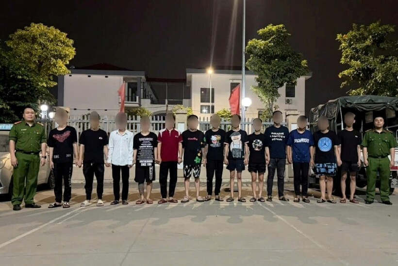 Các đối tượng trong vụ việc. Ảnh: Công an TP Hà Nội.