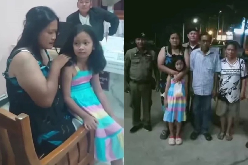 Cô bé đã được đoàn tụ với gia đình trong tình trạng an toàn. Ảnh: MSN.