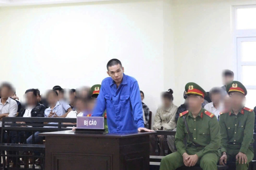 Bị cáo Nguyễn Nam Đại Thuận bị tuyên án tử hình về tội giết người. Ảnh: Dân Trí
