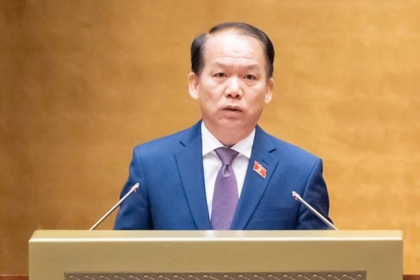Bộ trưởng Bộ Tư pháp Hoàng Thanh Tùng (Ảnh: Media Quốc hội).