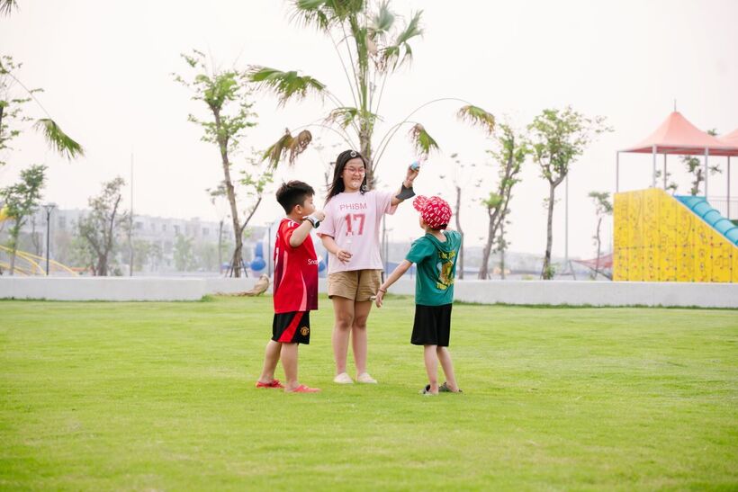 Những miền xanh trải dài dần hiện hữu tại Vinhomes Wonder City