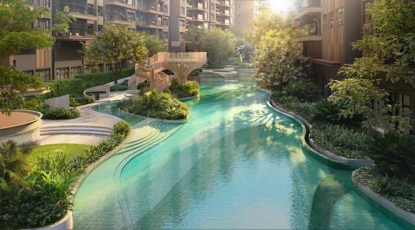 Nhịp xanh thanh bình tại miền sống Maison